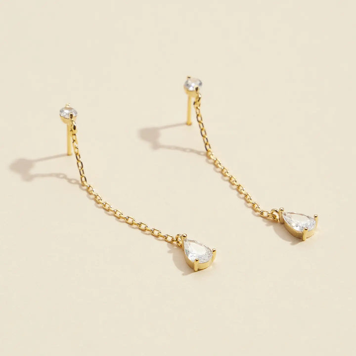 Tear Drop Dangling Earrings