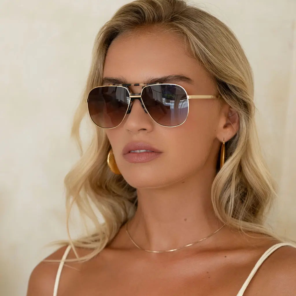 Freyrs Logan Sunglasses in  Tortoise / Brown