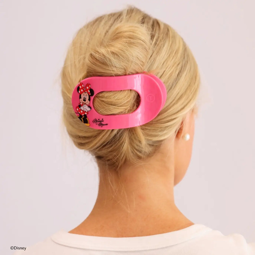 Teleties Minnie Mouse Flat Round Clip, Large