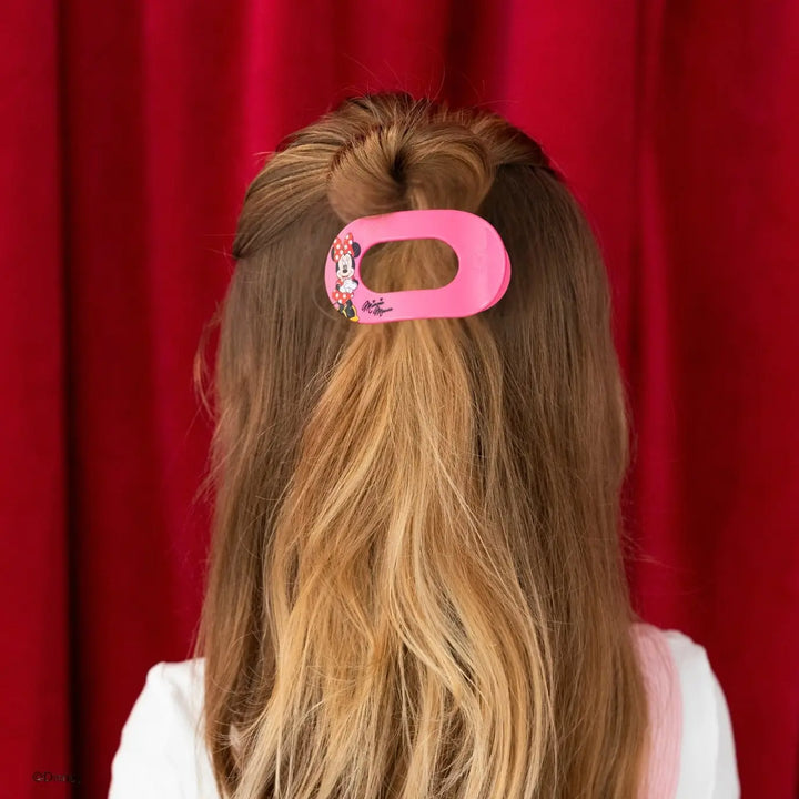 Teleties Minnie Mouse Flat Round Clip, Small