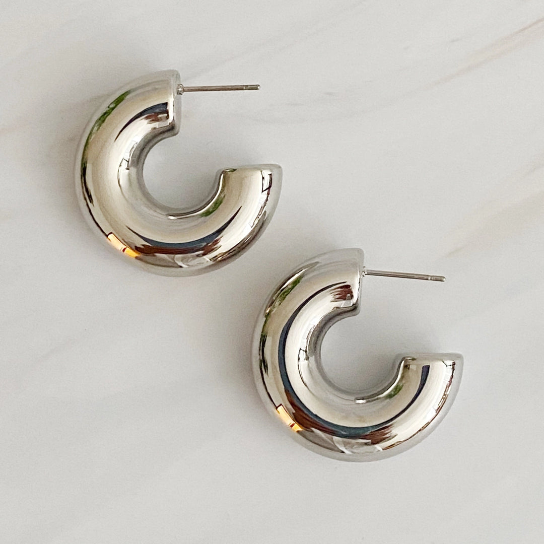 Hollow Hoop Earrings