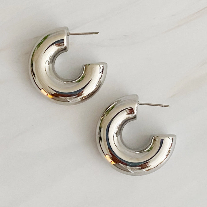 Hollow Hoop Earrings