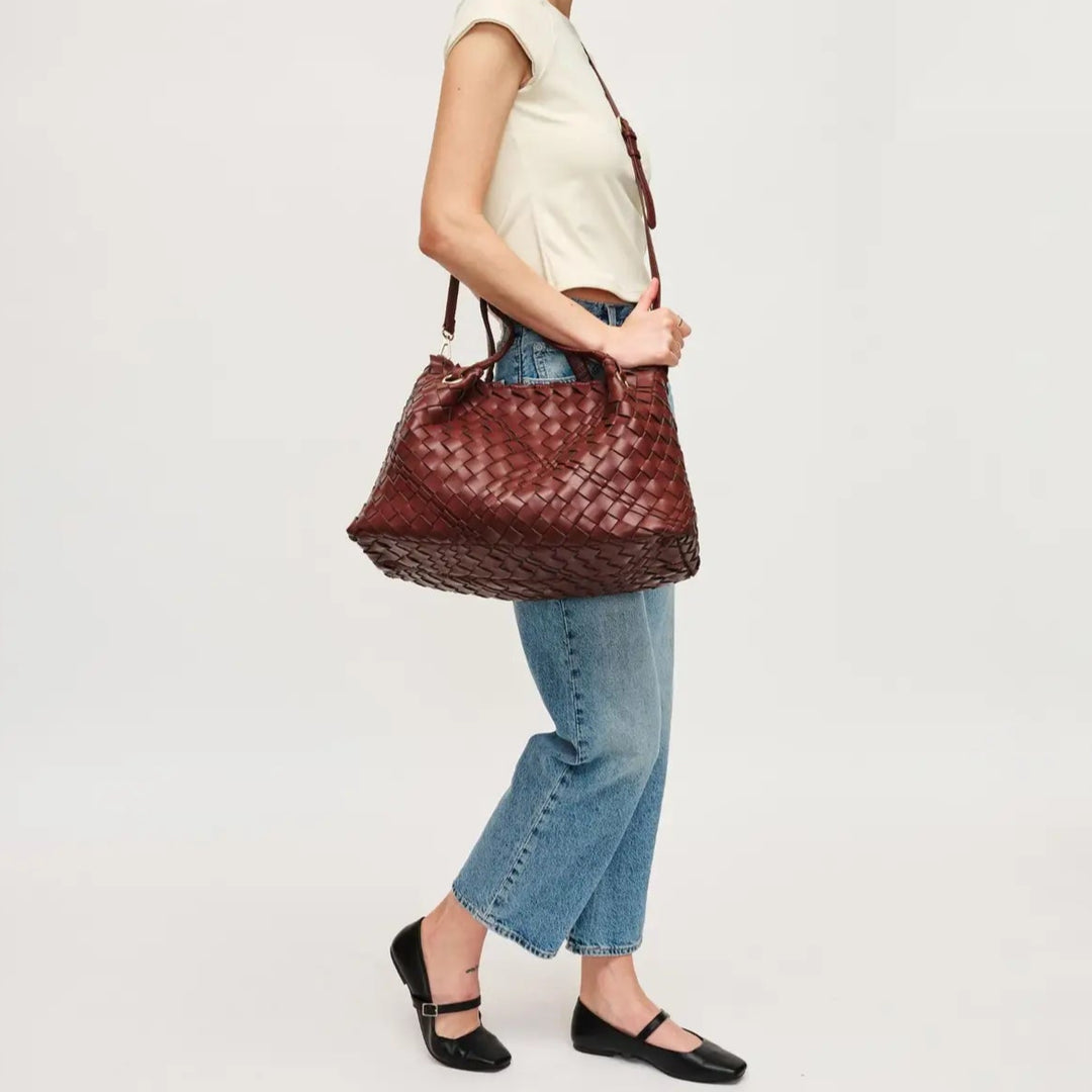 Natalie Woven Tote
