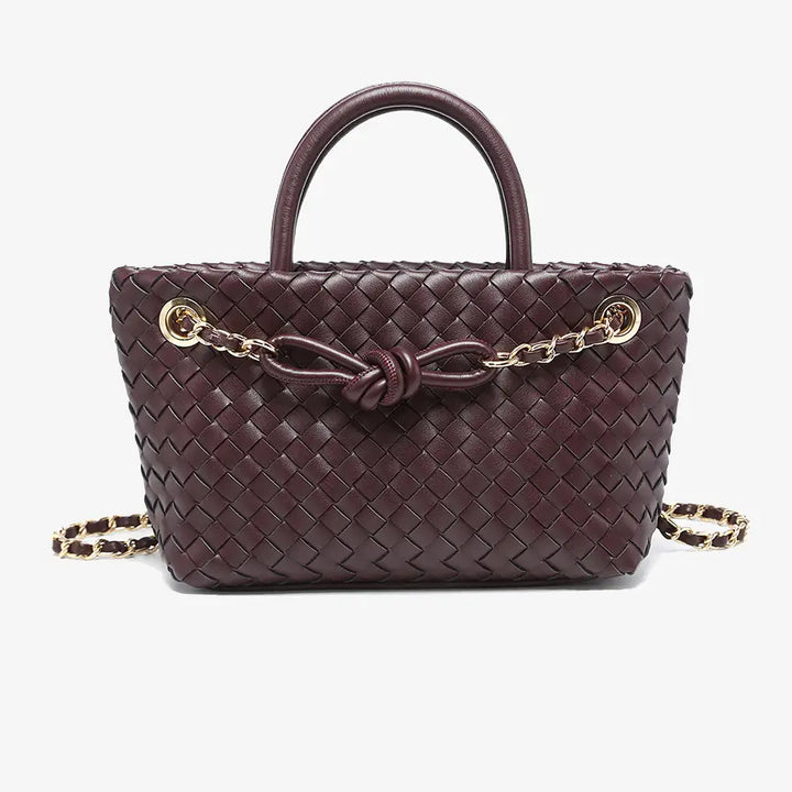 Fallon Woven Satchel Bag