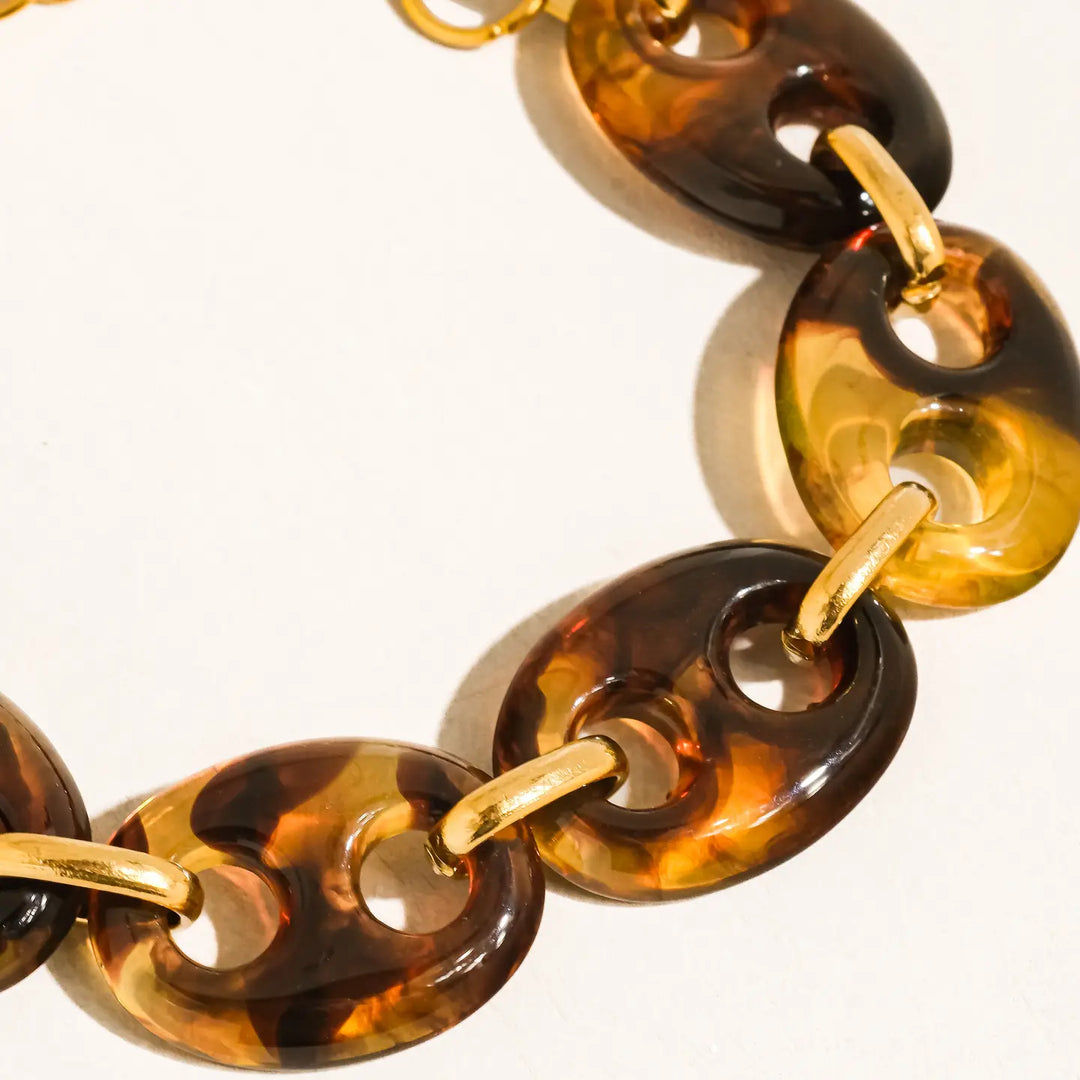 Acacia Resin Link Bracelet