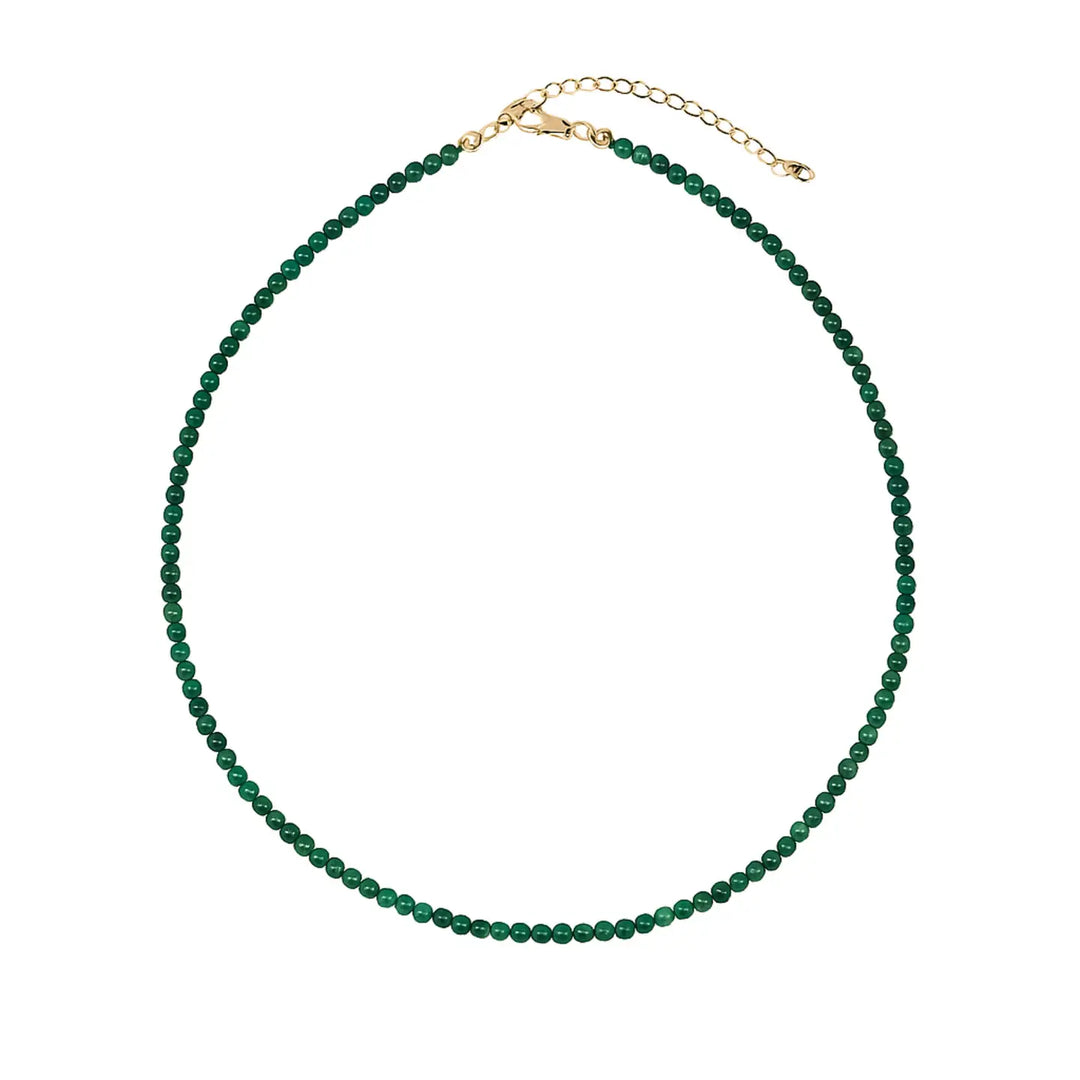 Natural Stone Beads Single Strand Necklace