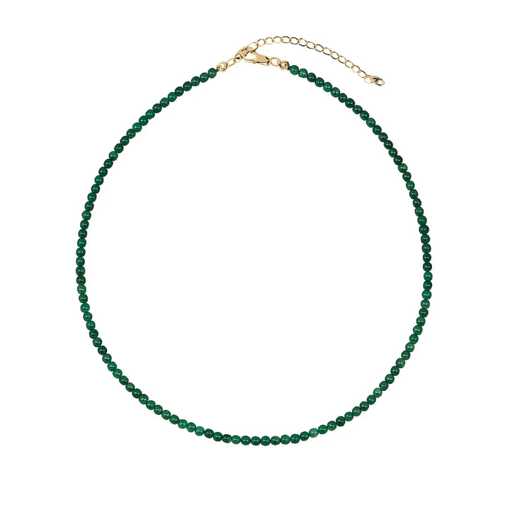 Natural Stone Beads Single Strand Necklace