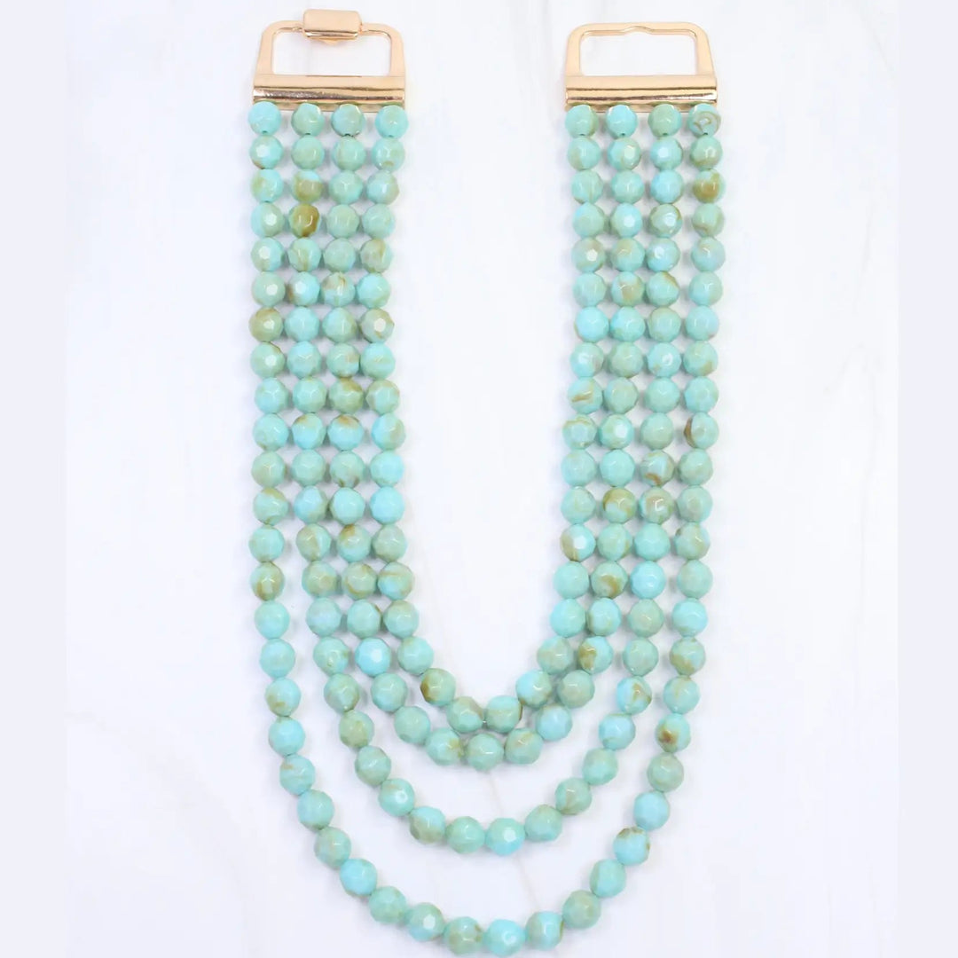 Mariam Beaded Layered Necklace