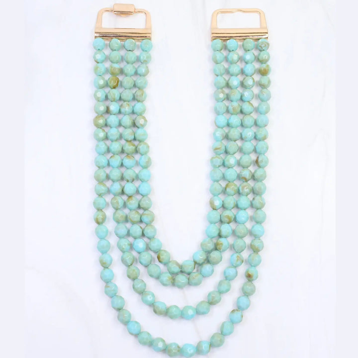 Mariam Beaded Layered Necklace