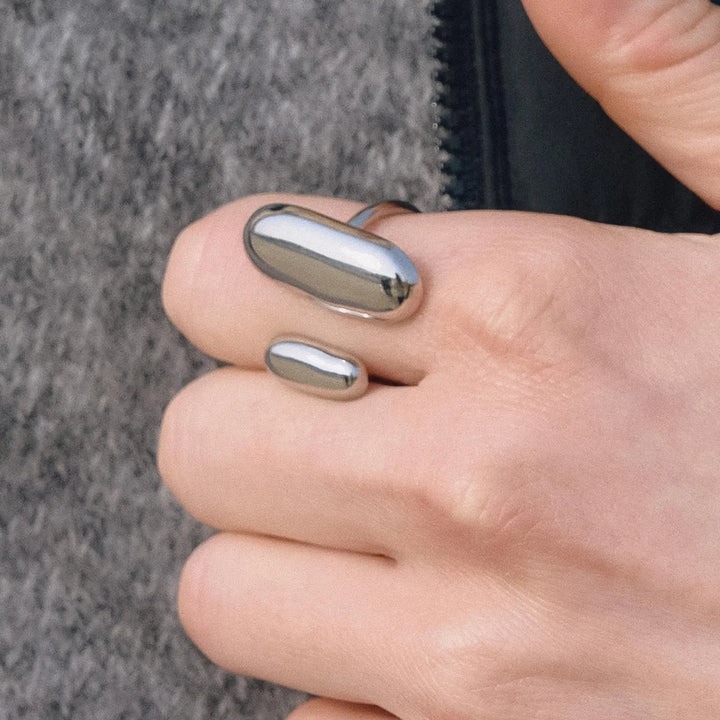 Roxy Silver Statement Ring