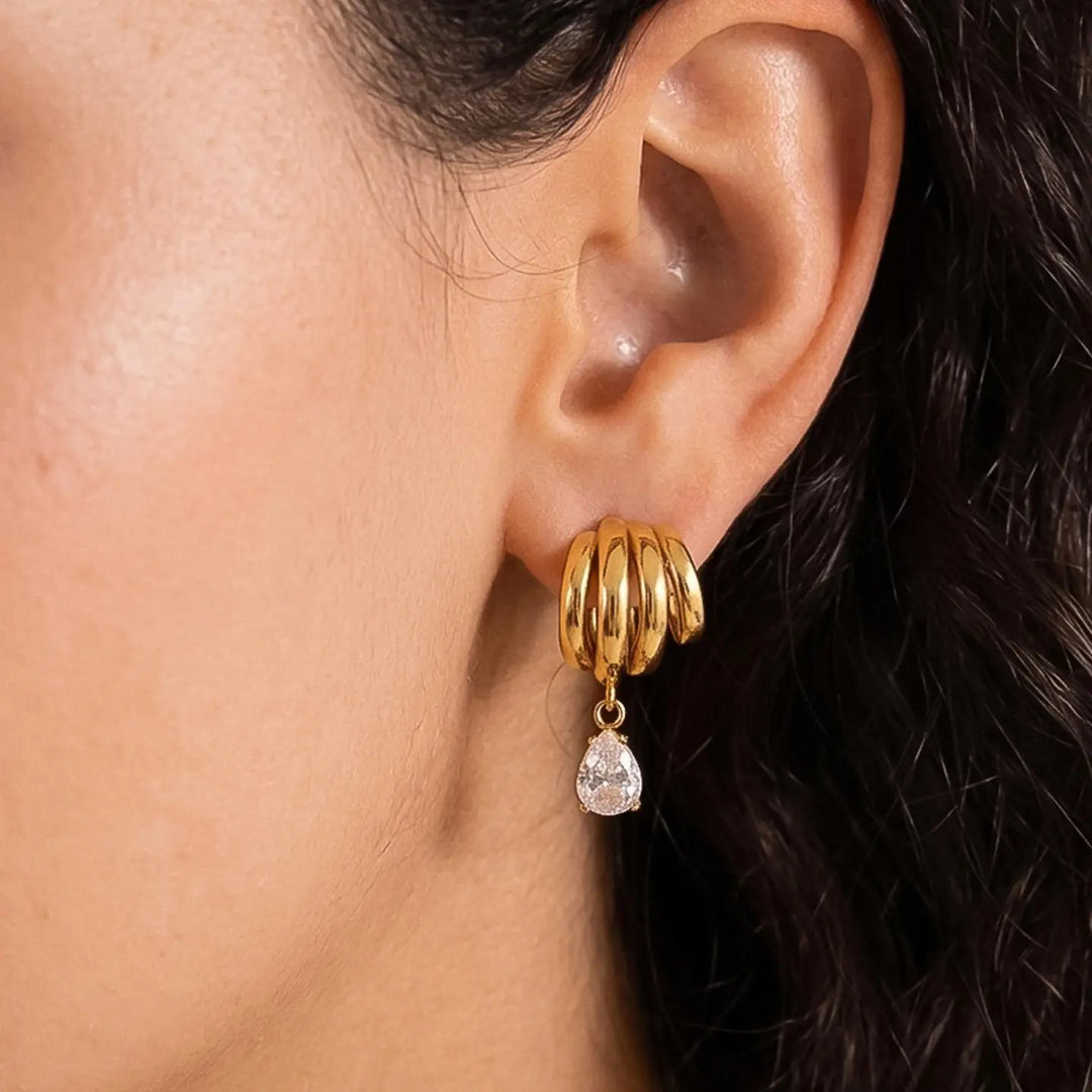 Dovely Classic Cz Drop Earring