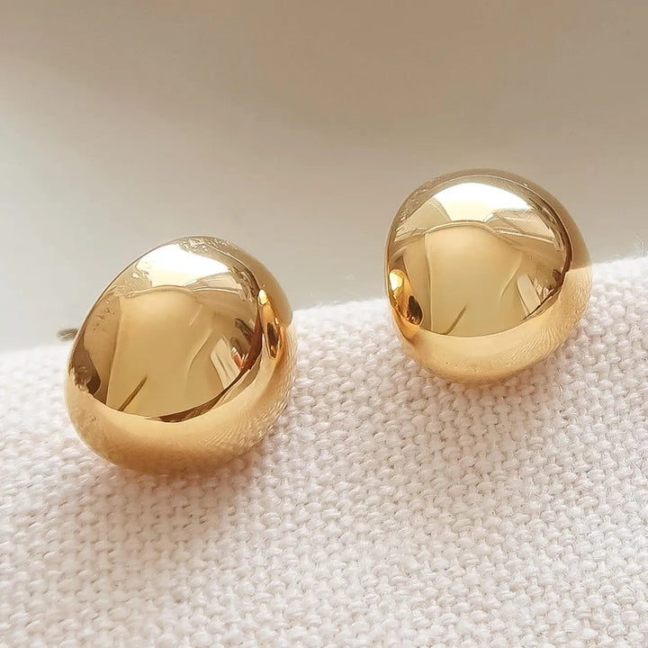 Helene Small Dome Earrings