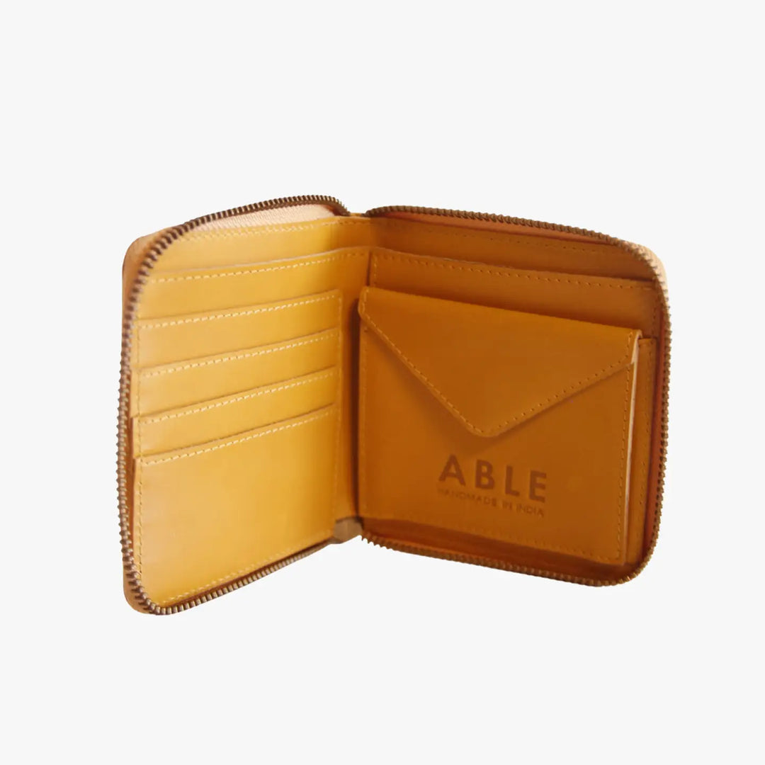 ABLE Small Zip-Around Wallet