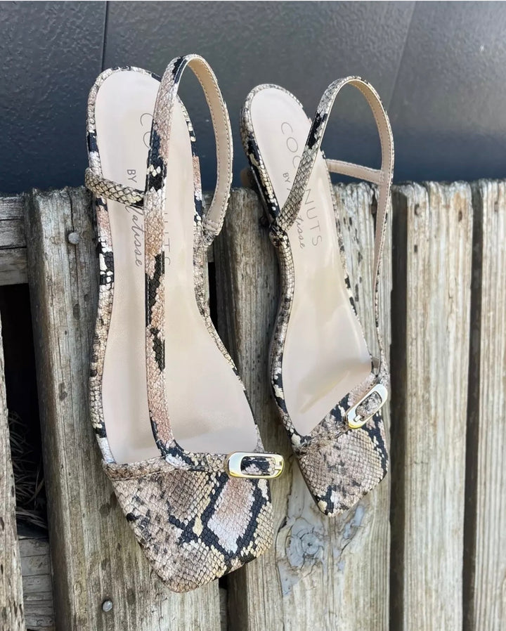 Coconuts by Matisse Fernando Heel Snake (FINAL SALE)