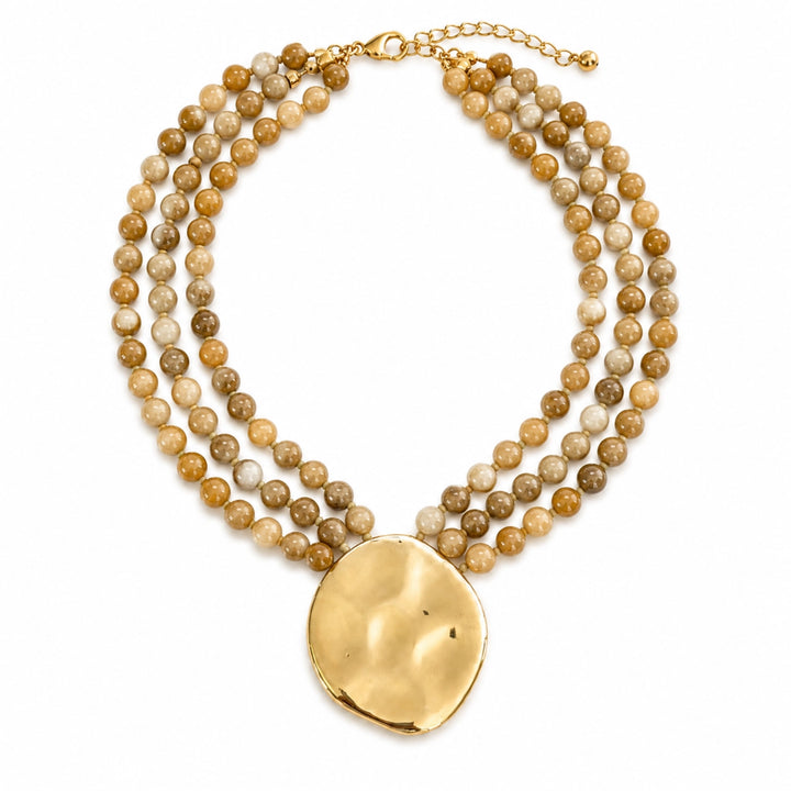 Draping Beaded Necklace