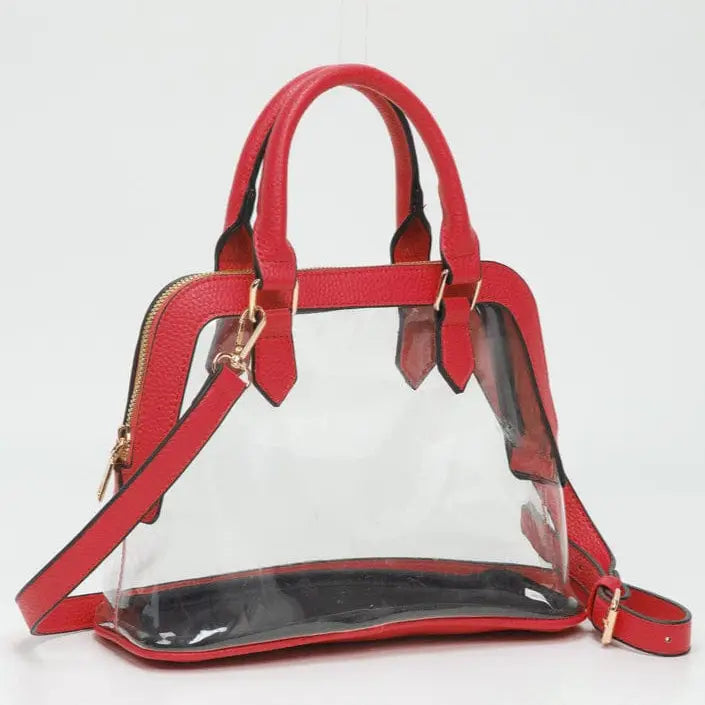 Analise Clear Stadium Crossbody Bag