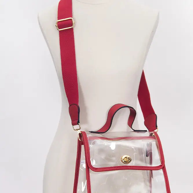 Clear Stadium Crossbody Handbag (3)