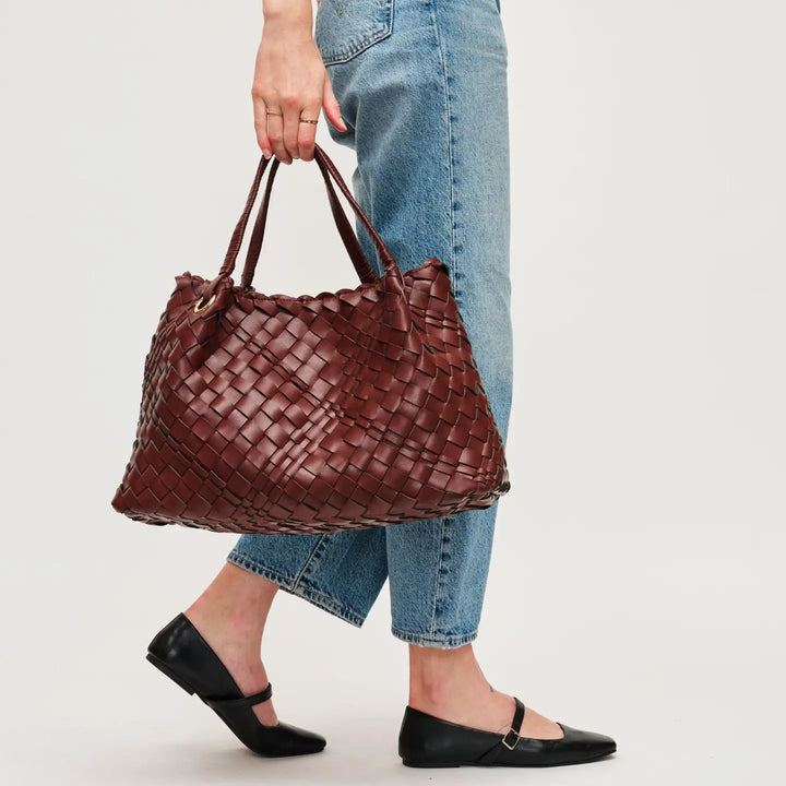 Natalie Woven Tote