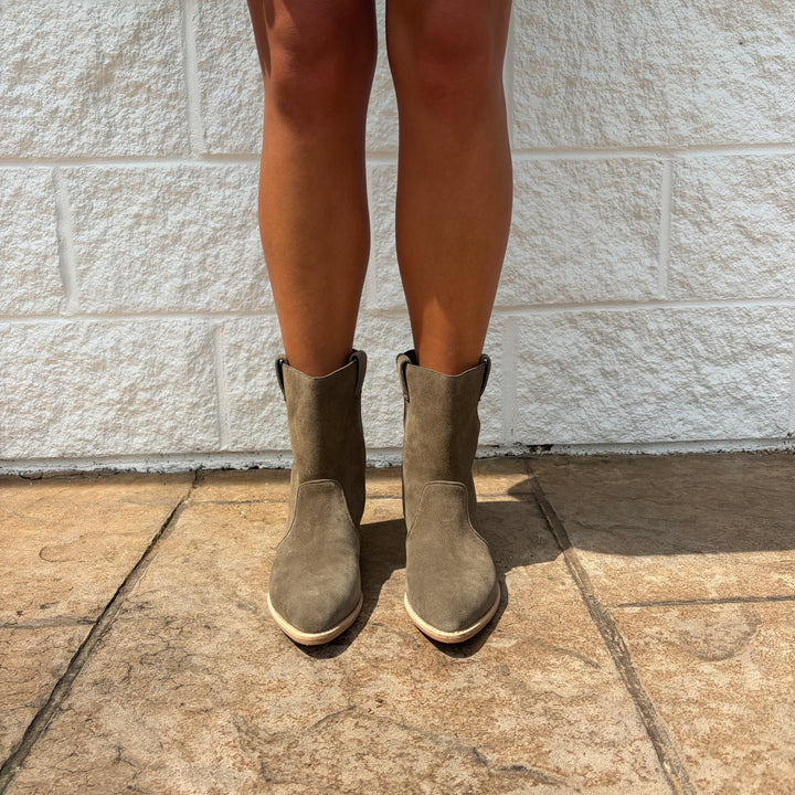 Jeffrey Campbell Busca in Khaki Suede