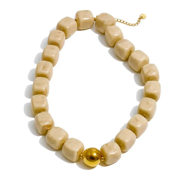 Pebbles Beaded Necklace