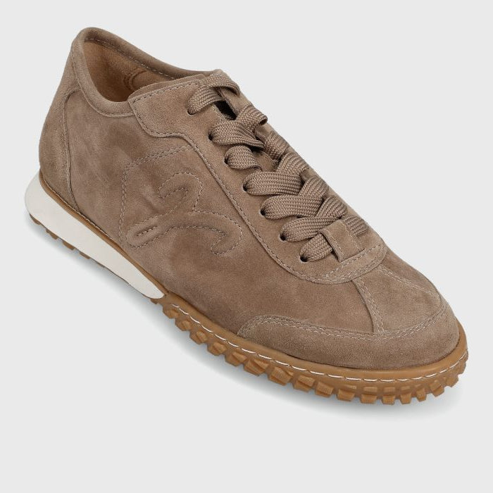 Vaneli Peak Sneaker in Taupe Suede