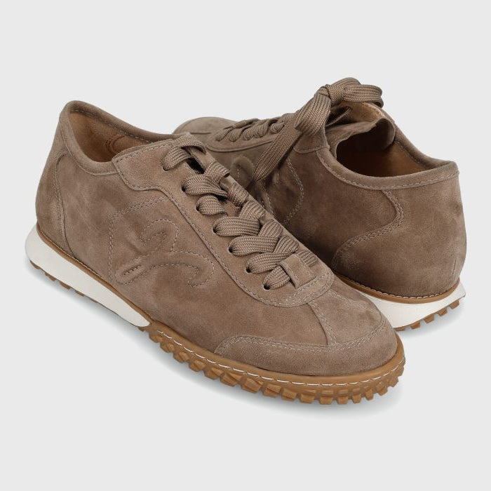 Vaneli Peak Sneaker in Taupe Suede