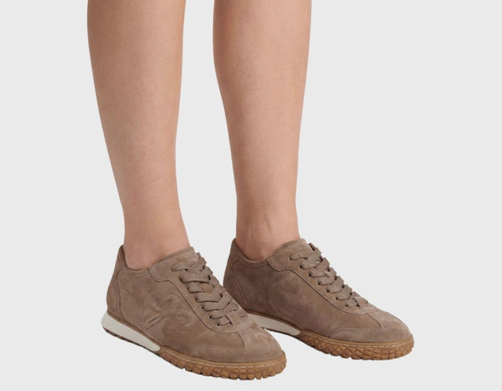 Vaneli Peak Sneaker in Taupe Suede