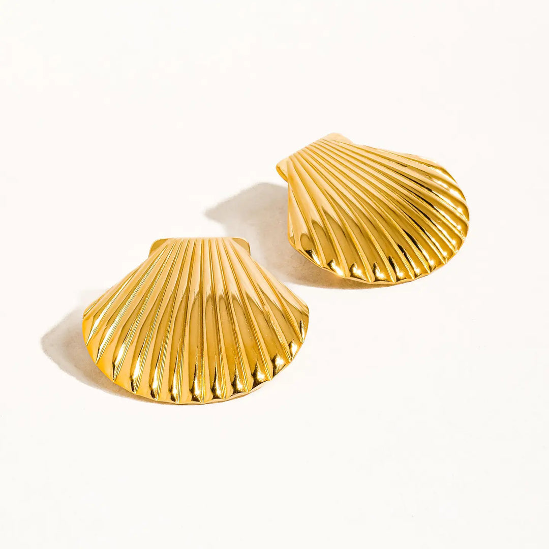 Cèpe Shell Stud Earrings