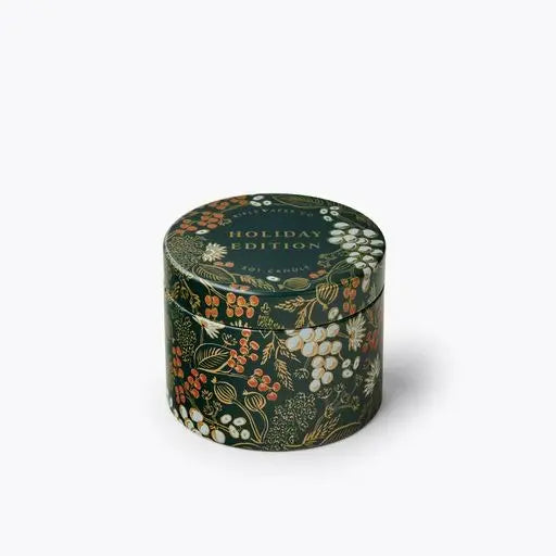 Holiday 3 oz Tin Candle