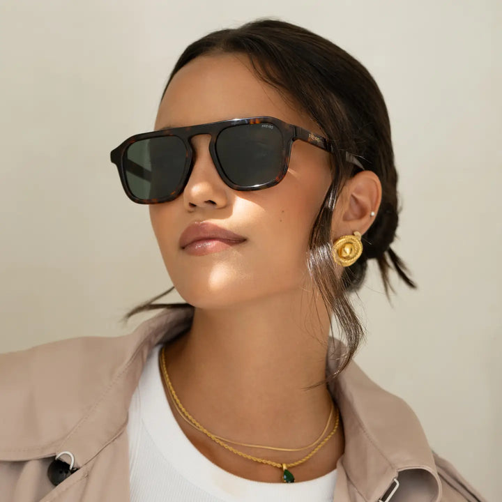 Freyrs Addison Aviator in Tortoise