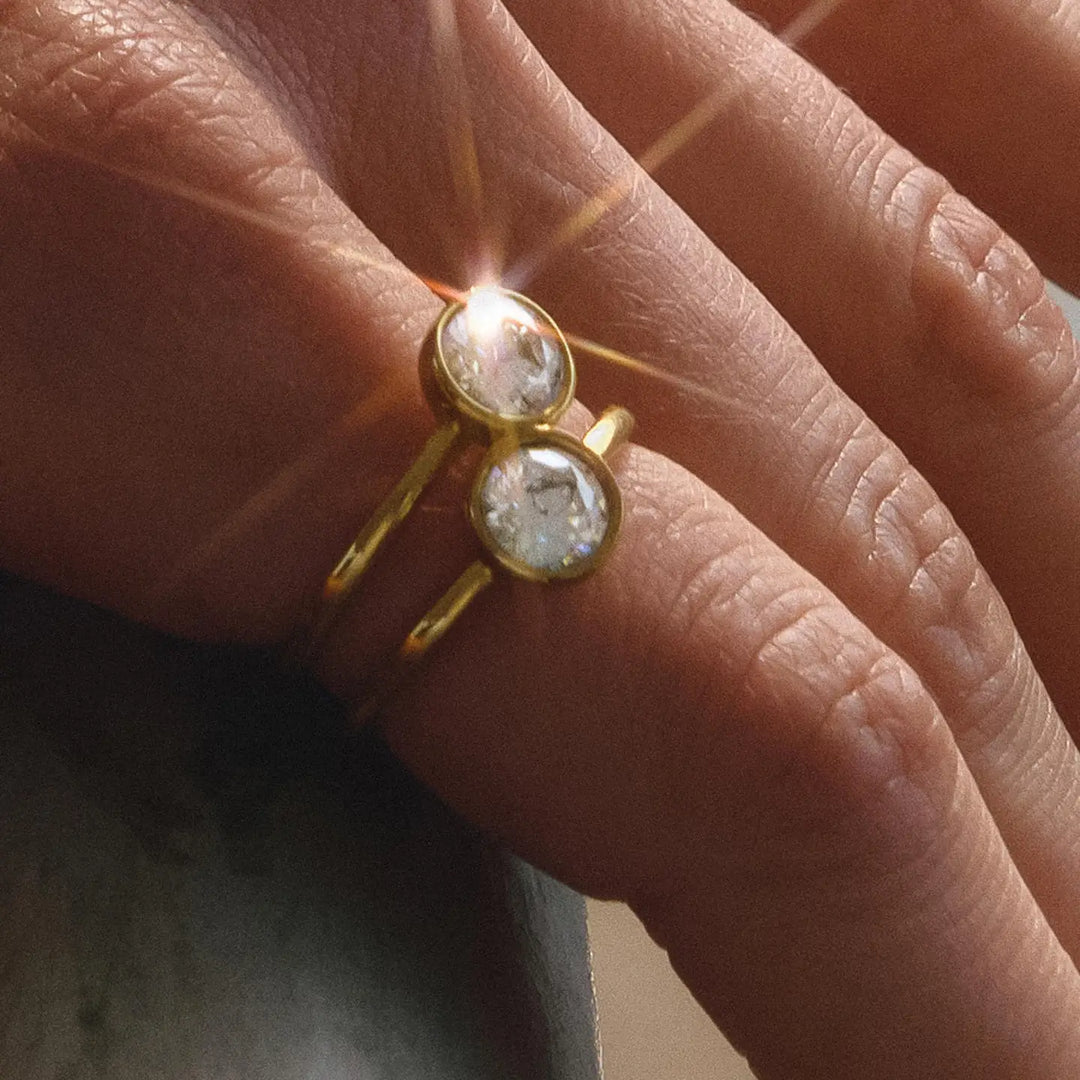 Hollis Double Cz Ring