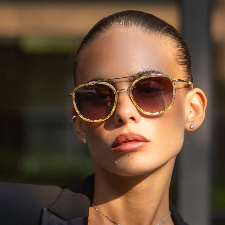 Freyrs Weston in Yellow Tortoise