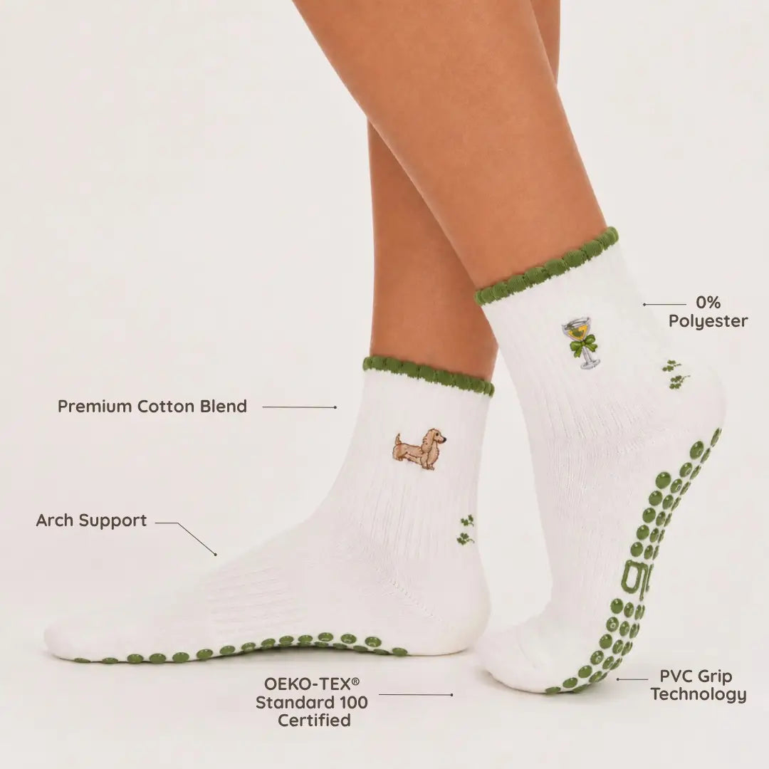 Weenie & Dirty Martini Grip Socks
