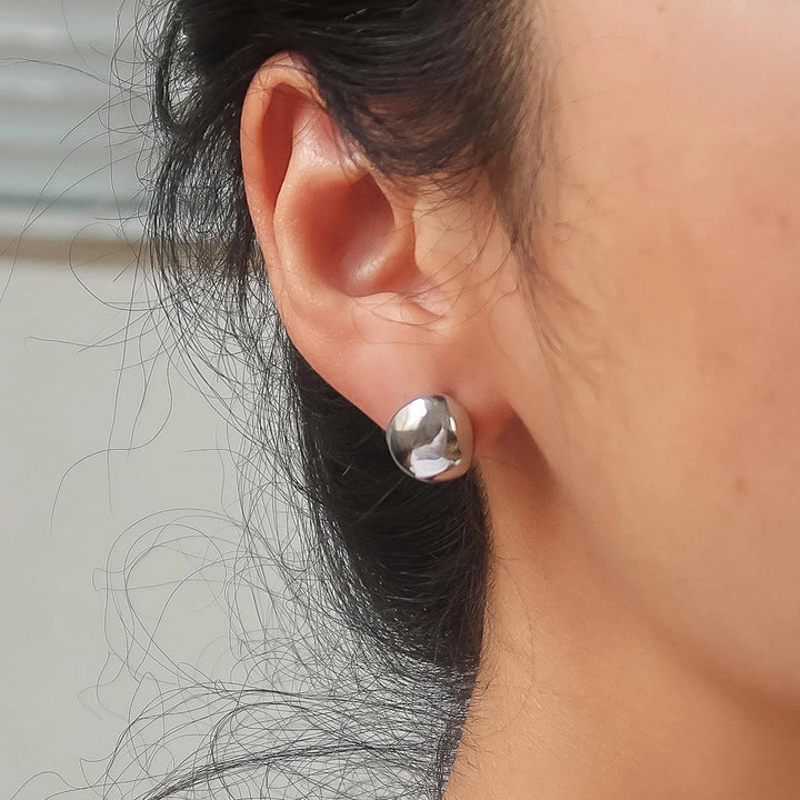 Helene Small Dome Earrings