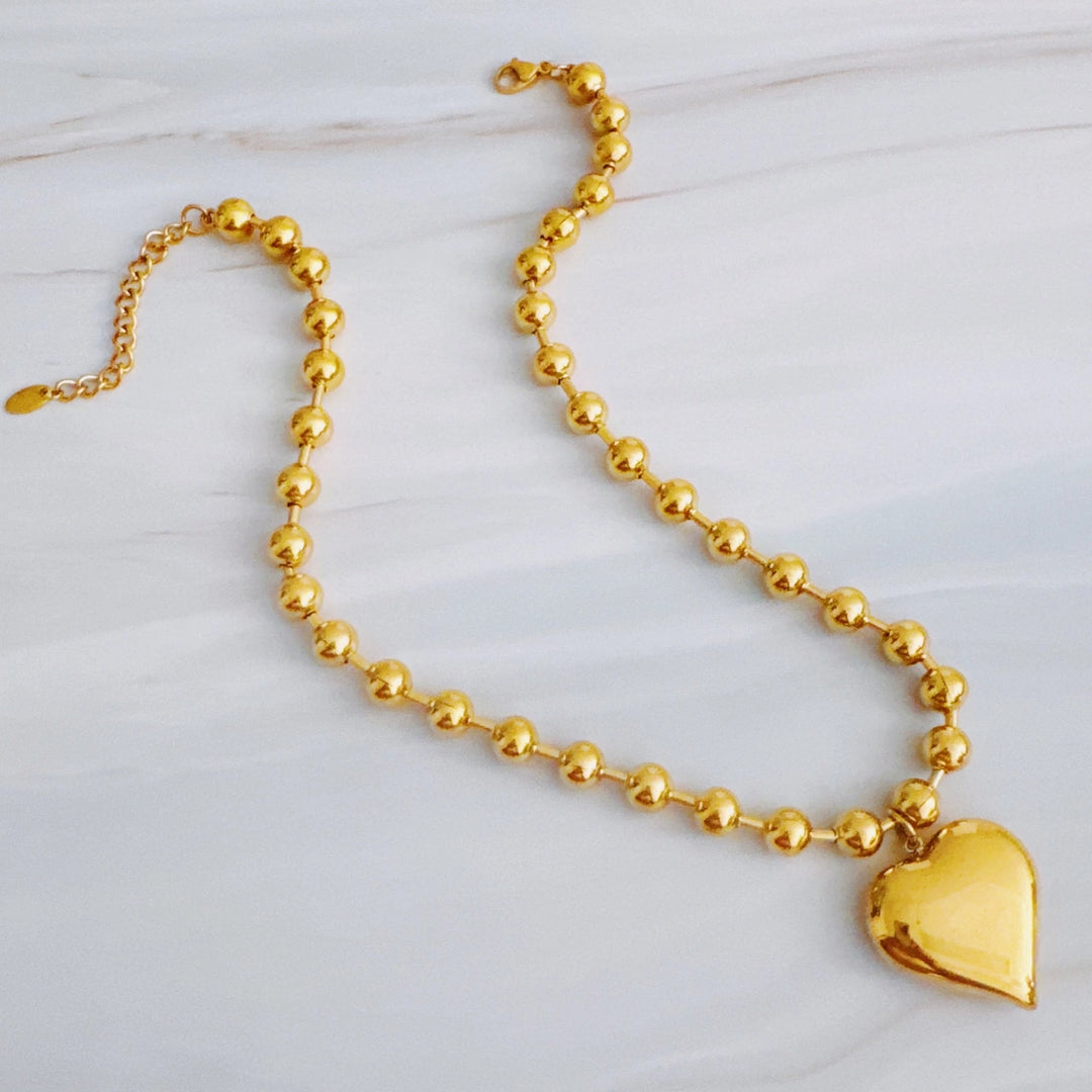 Paris Heart Necklace