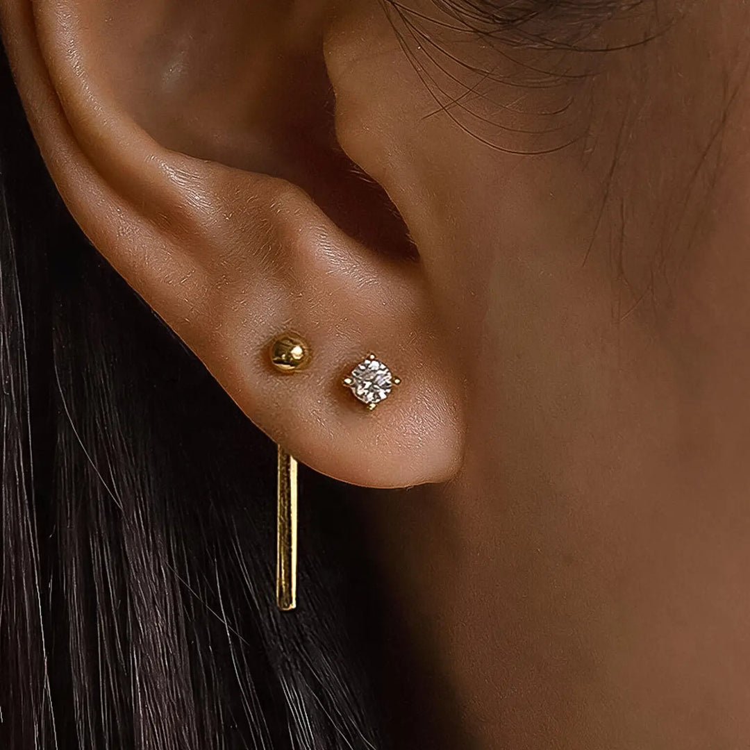 Nola Cz Chain Drop Earring Set