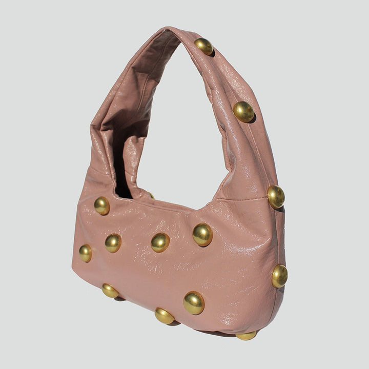 Ariella Studded Tote in Rose