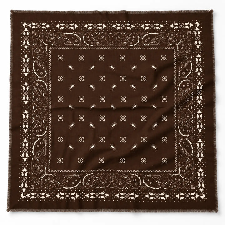 Brushed Bandana Oversized Scarf
