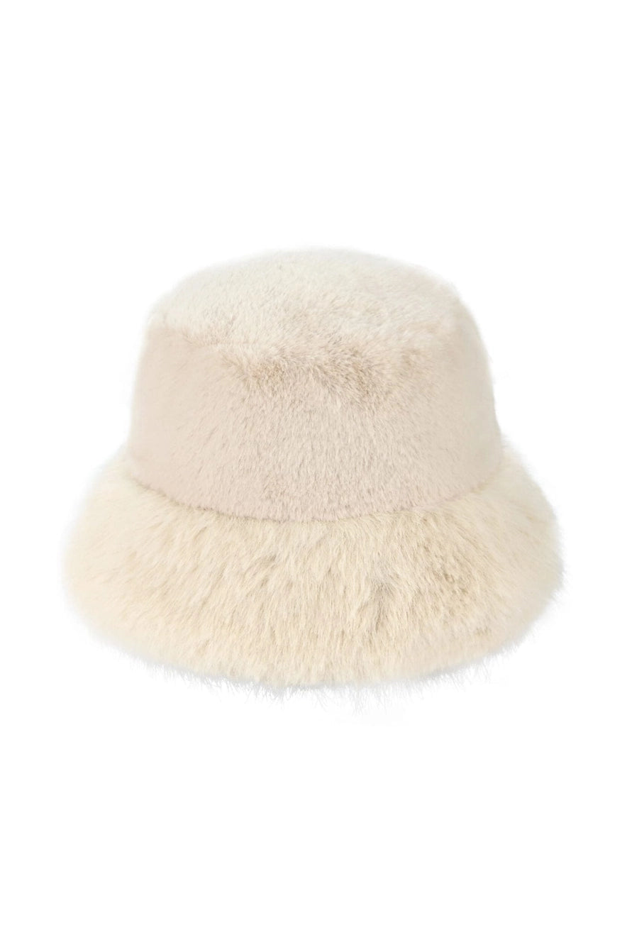 Sienna Plush Faux Fur Bucket Hat