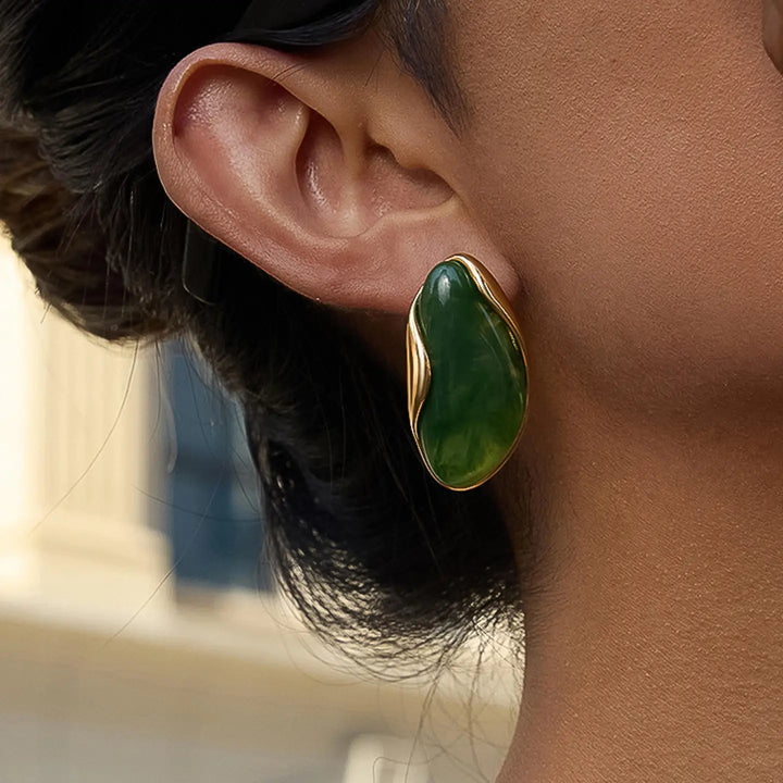 Maélie Resin Drop Earrings