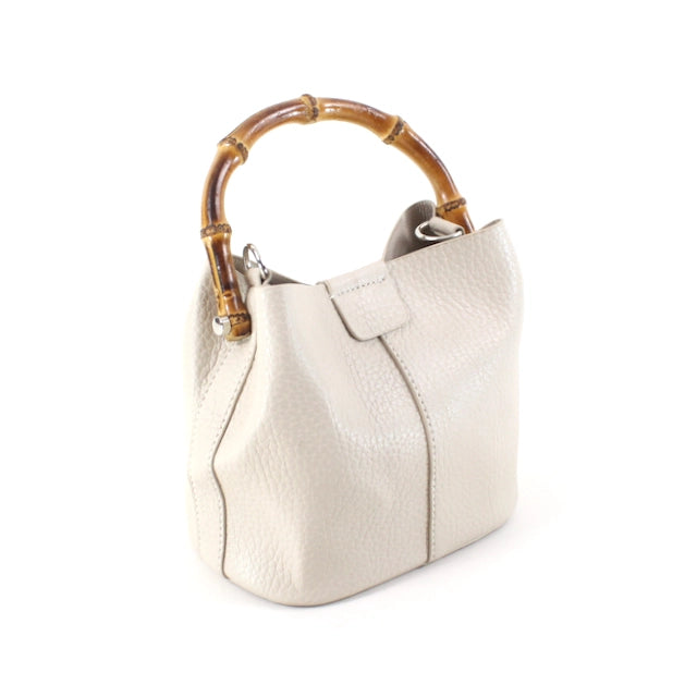 Claire Bamboo Top Handle Crossbody