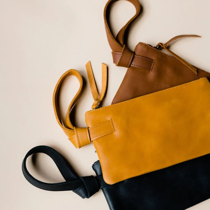 ABLE Rachel Wristlet in Black