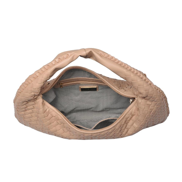 Victoria Woven Hobo Handbag