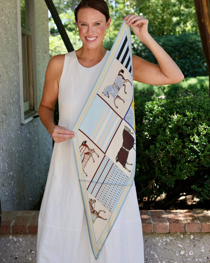 Regal Horse Print Scarf