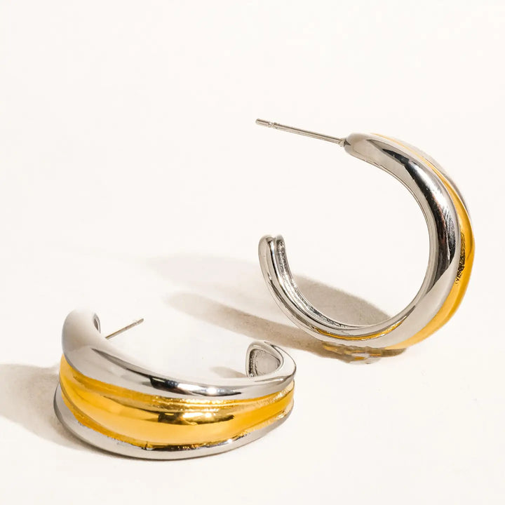 Lazare Multi C Hoop Earring