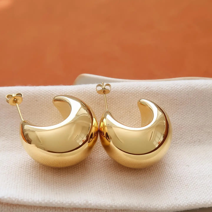 Camilley Puffy Dome Earrings