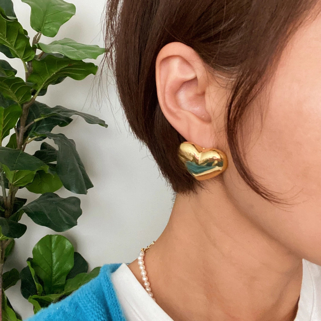 My Heart Stud Earrings