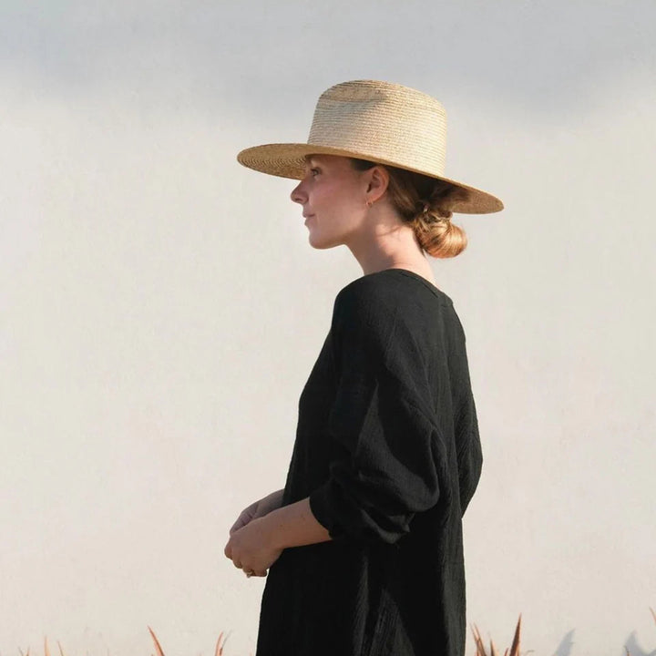 Wyeth Ipanema Wheat Straw Sun Hat in Natural