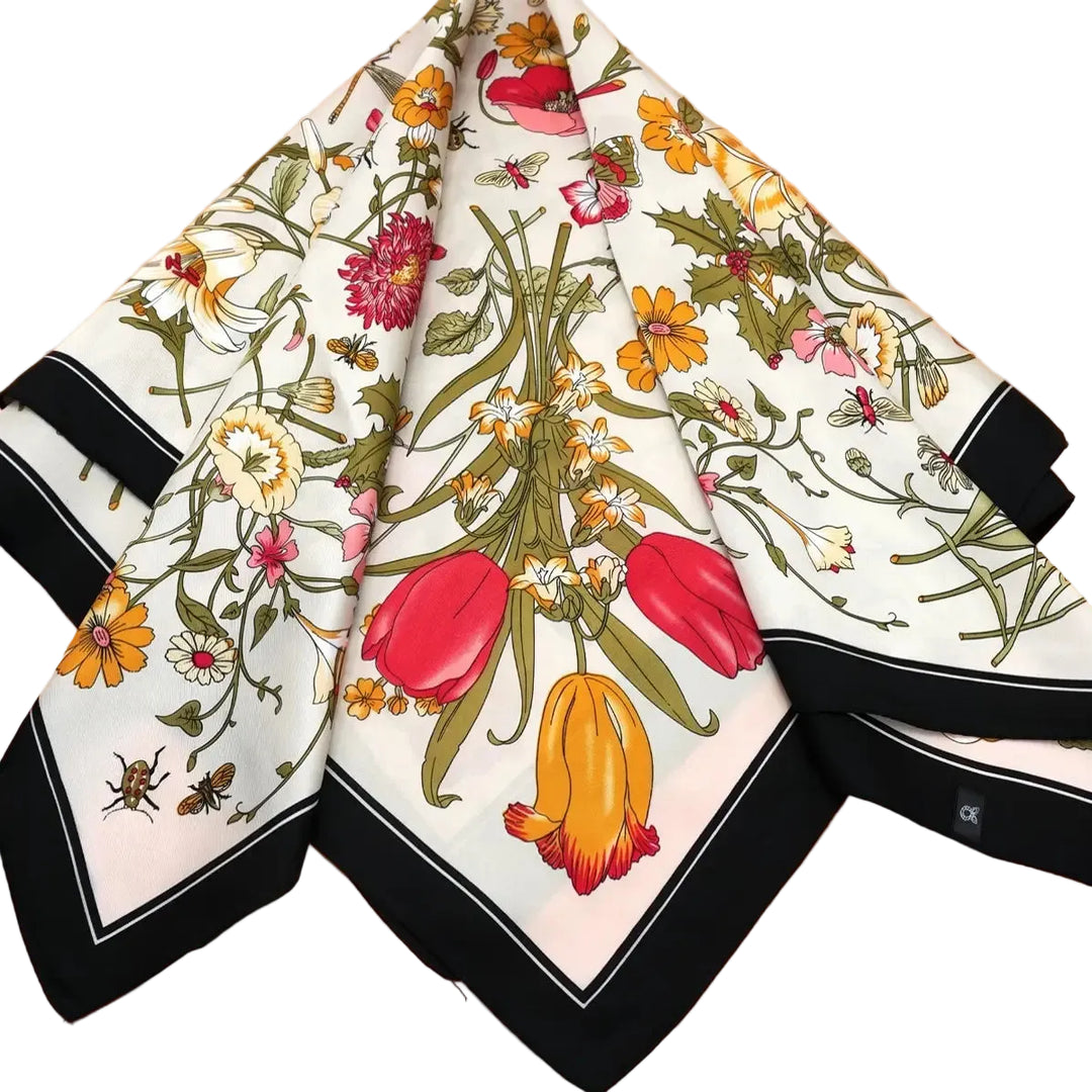 Ruby Floral Scarf