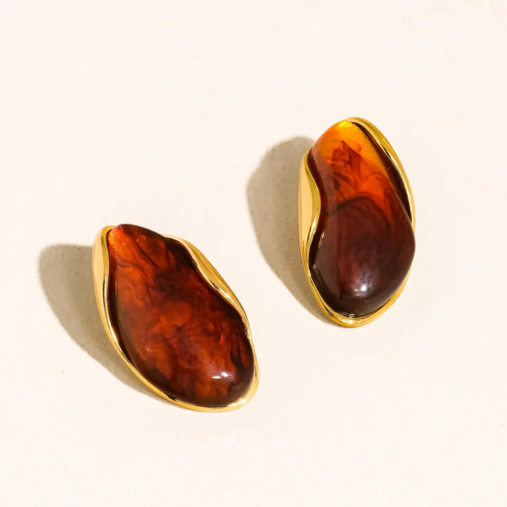 Maélie Resin Drop Earrings
